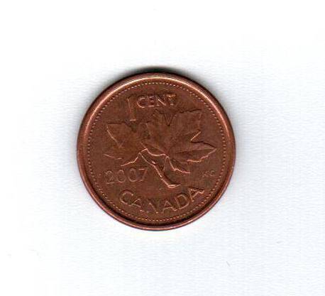 Монета 1 cent
