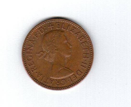Монета Half Penny