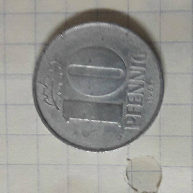 10 PFENNIG 1968