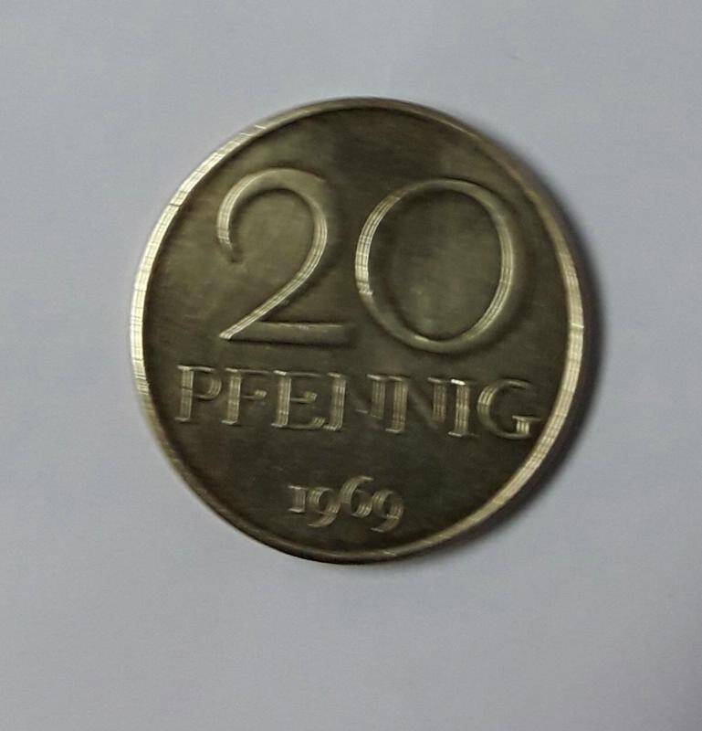 20 PFENNIG 1969