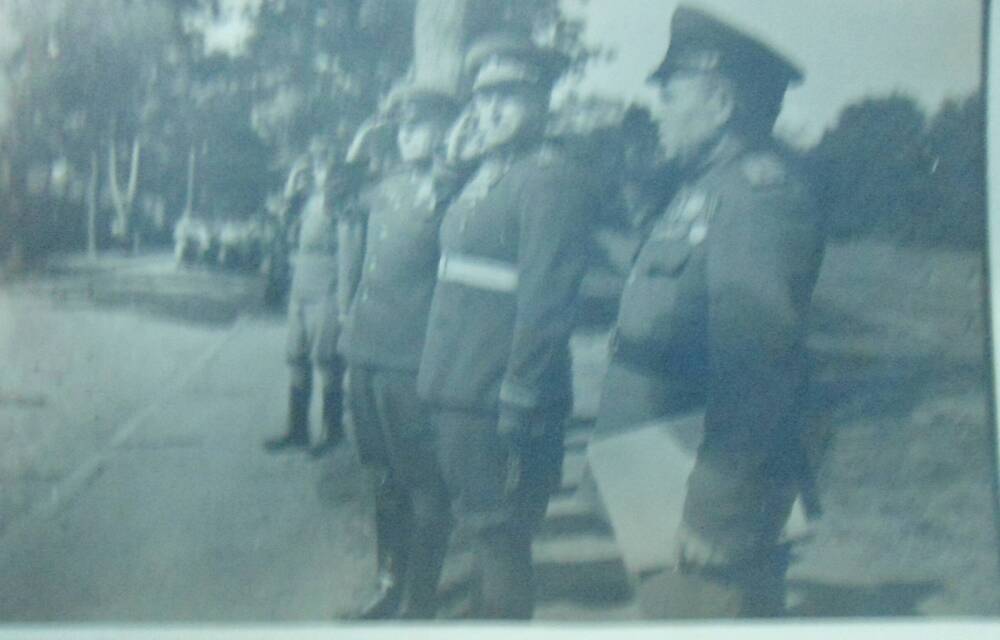 Фотография. Командный состав на параде Победы. Япония 3 сентября 1945 год.