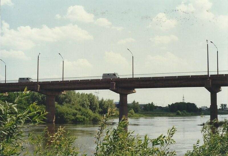 Фотография цветная. С. Кинель-Черкассы. Мост.