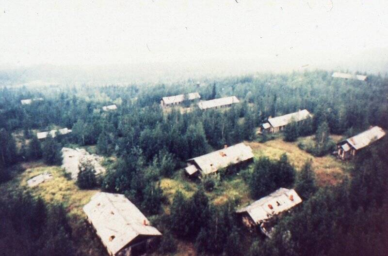 Дорогами ГУЛАГа. Вид на лагерь сверху.