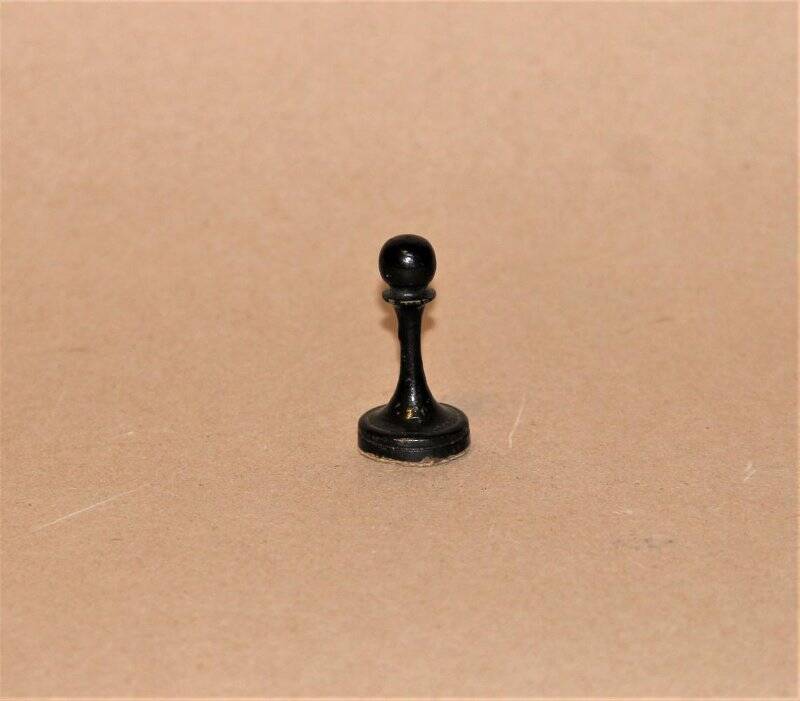 Фигура шахматная Пешка черная, из набора шахмат