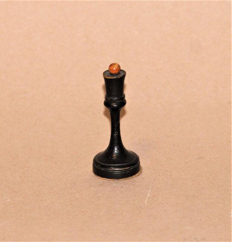 Фигура шахматная Ферзь черный, из набора шахмат