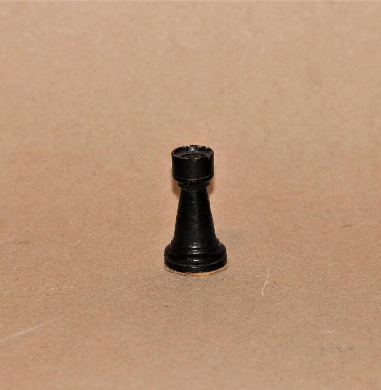 Фигура шахматная Ладья черная, из набора шахмат