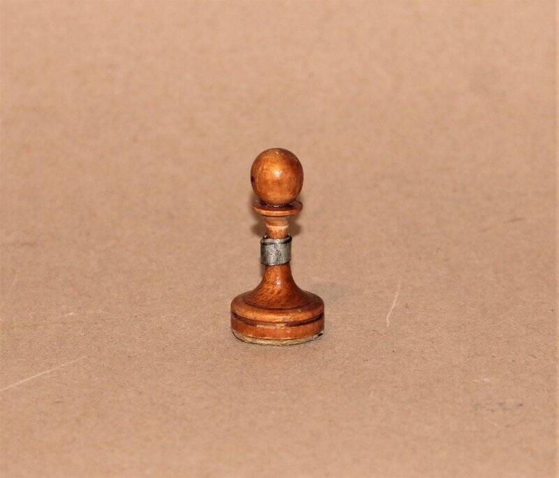 Фигура шахматная Пешка белая, из набора шахмат