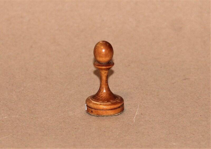 Фигура шахматная Пешка белая, из набора шахмат