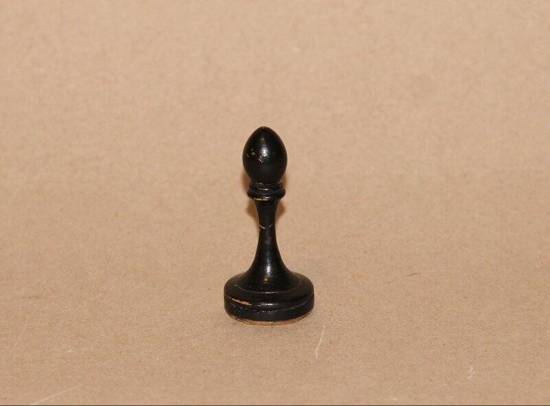 Фигура шахматная Слон черный, из набора шахмат