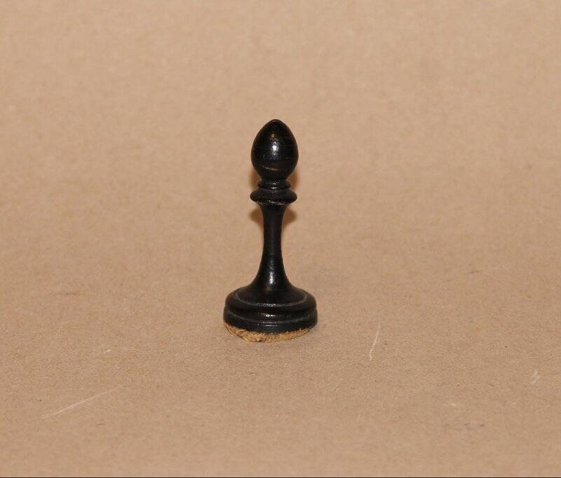 Фигура шахматная Слон черный, из набора шахмат