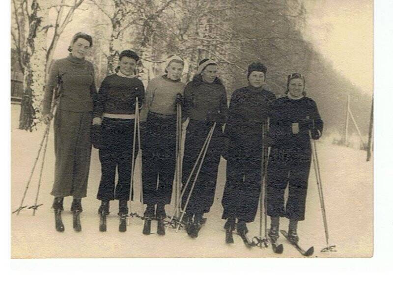 Фотография, сборной команды РСФСР по лыжам.