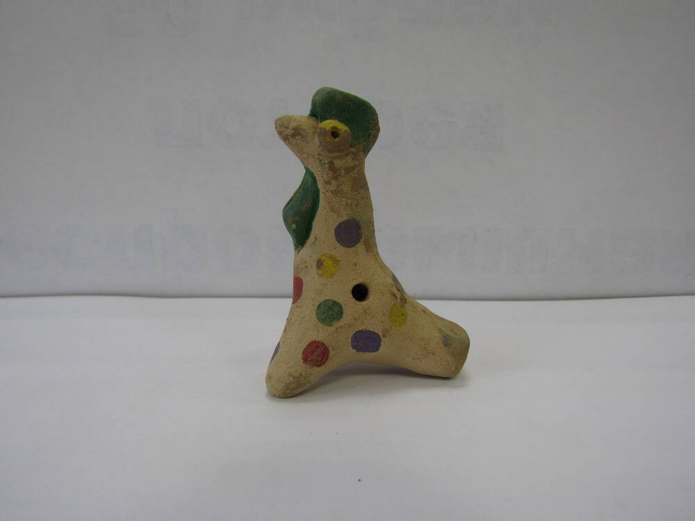 Кожлянская глиняная игрушка Петушок-