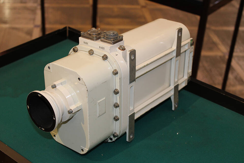 Видеокамера системы видеонаблюдения орбитальной станции «МИР».