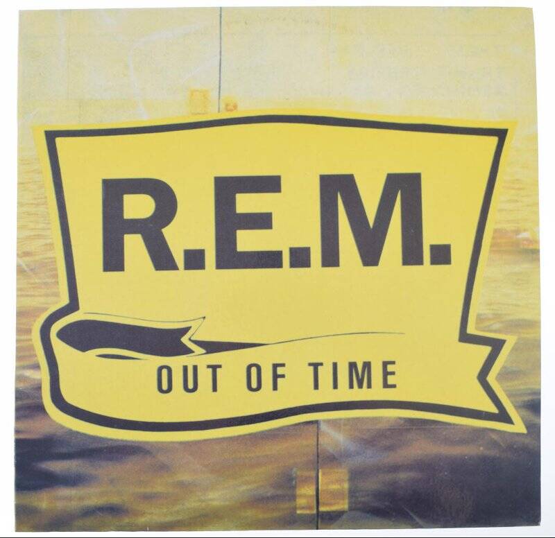 Конверт от грампластинки. R. E. M. OUT OF TIME.