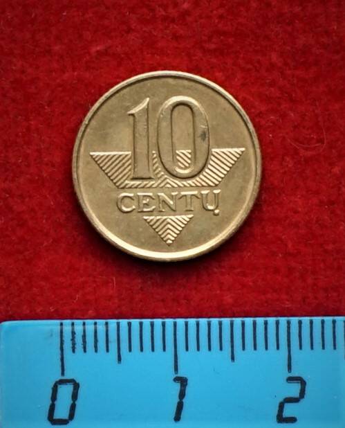 Монета. 10 центов, 1997 г.