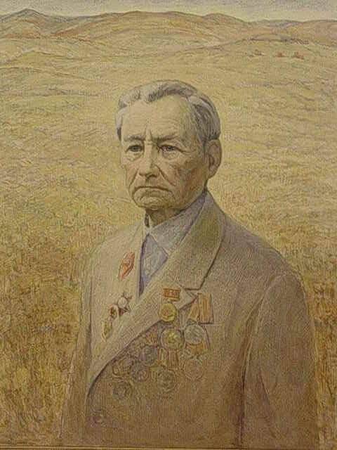 Портрет двадцатипяти-тысячника Александрова.