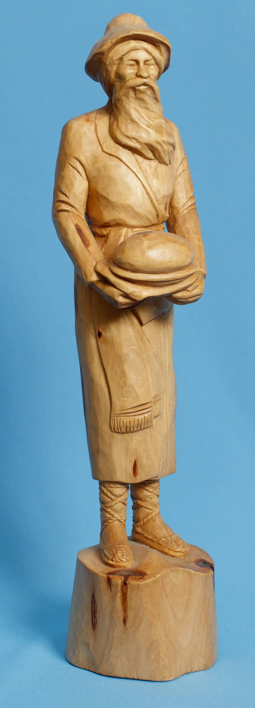 Макет деревянной парковой скульптуры Жрец Торо. Автор: В.А. Вострецов.