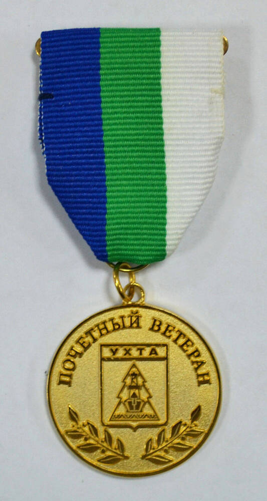 Знак Знак «Почетный ветеран Ухты» Борозинца Ленфрида Григорьевича