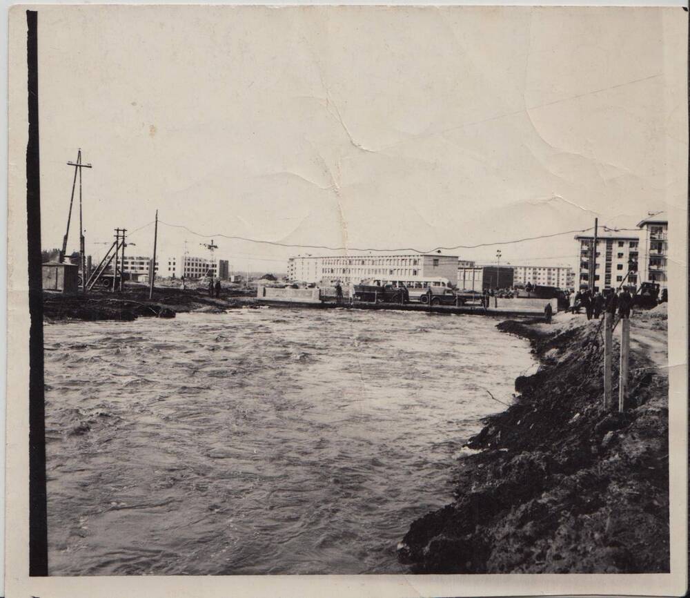 Фотография реки Барги в момент разлива 1964г. Автор -Егоров Юрий Николаевич