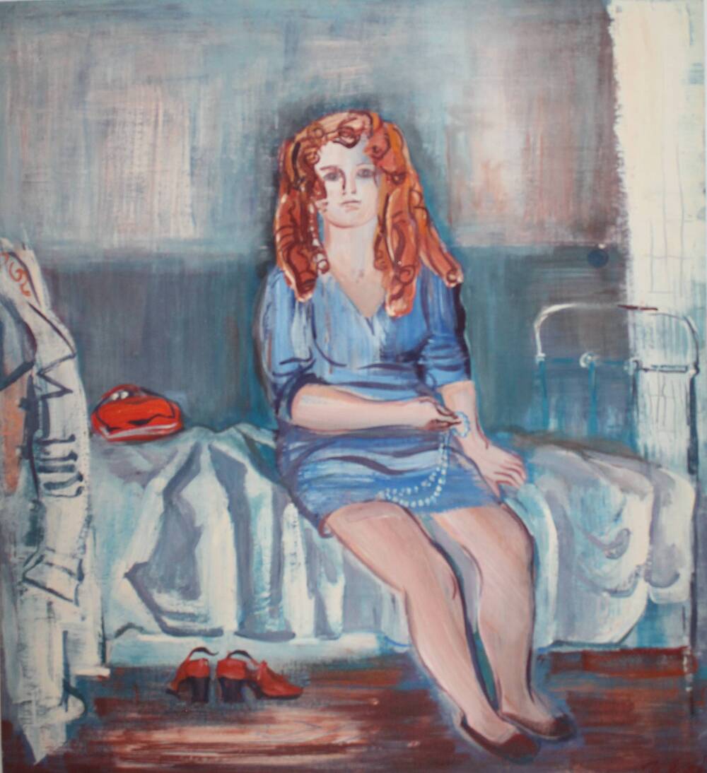 Мешкова И.Н. В командировке, Москва, 1977 г.