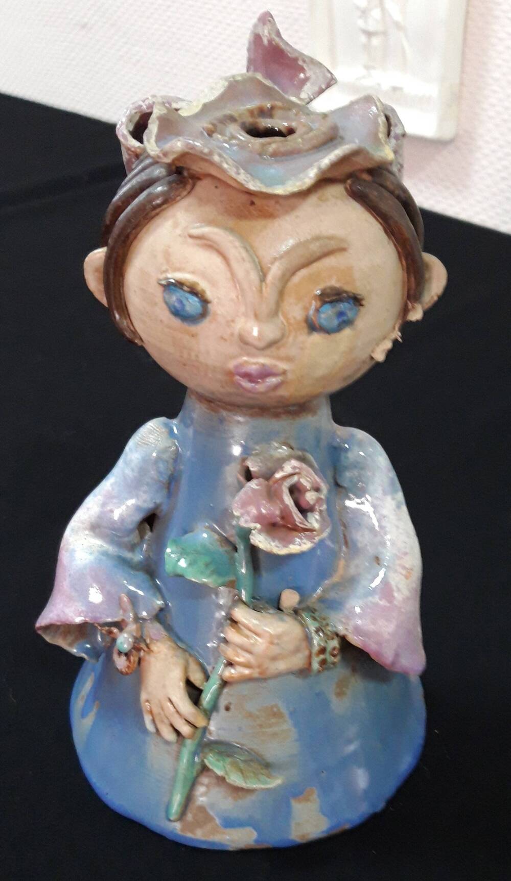 Подсвечник керамический Кукла