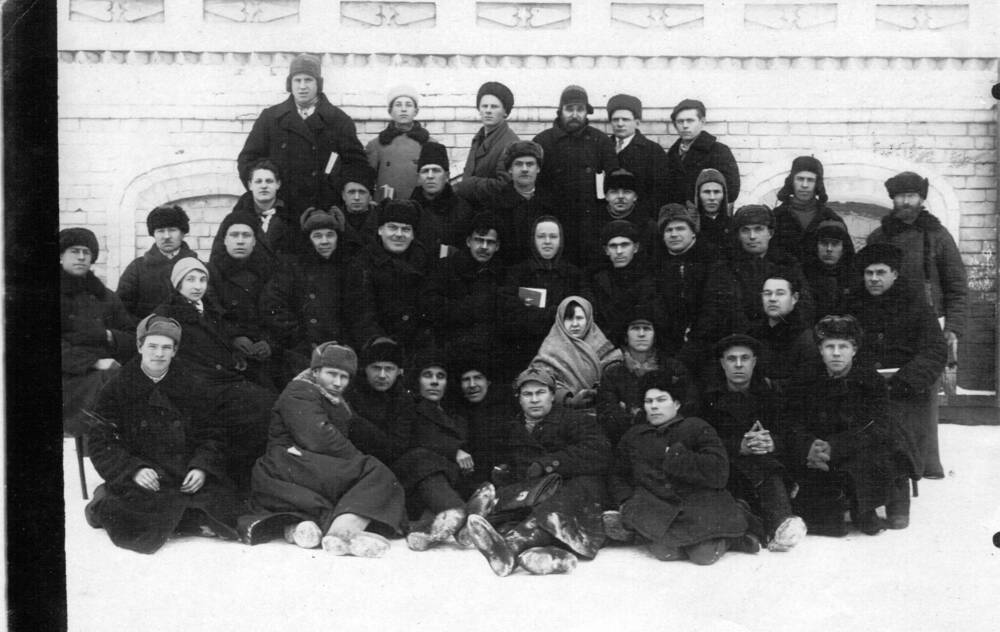 Фото группы председателей колхозов с Мальцевым С.И.