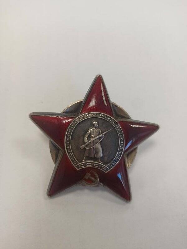 Медаль. Орден «Красная звезда» № 2955084 Петрова А.И.