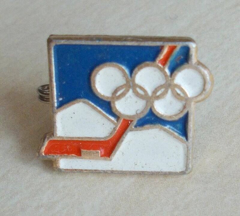Значок. Символ Олимпиады - 80.
