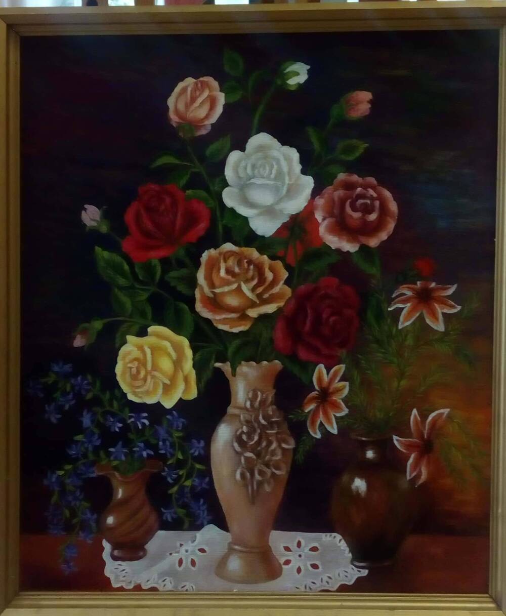 Картина Королёвой К.Д. Три вазы