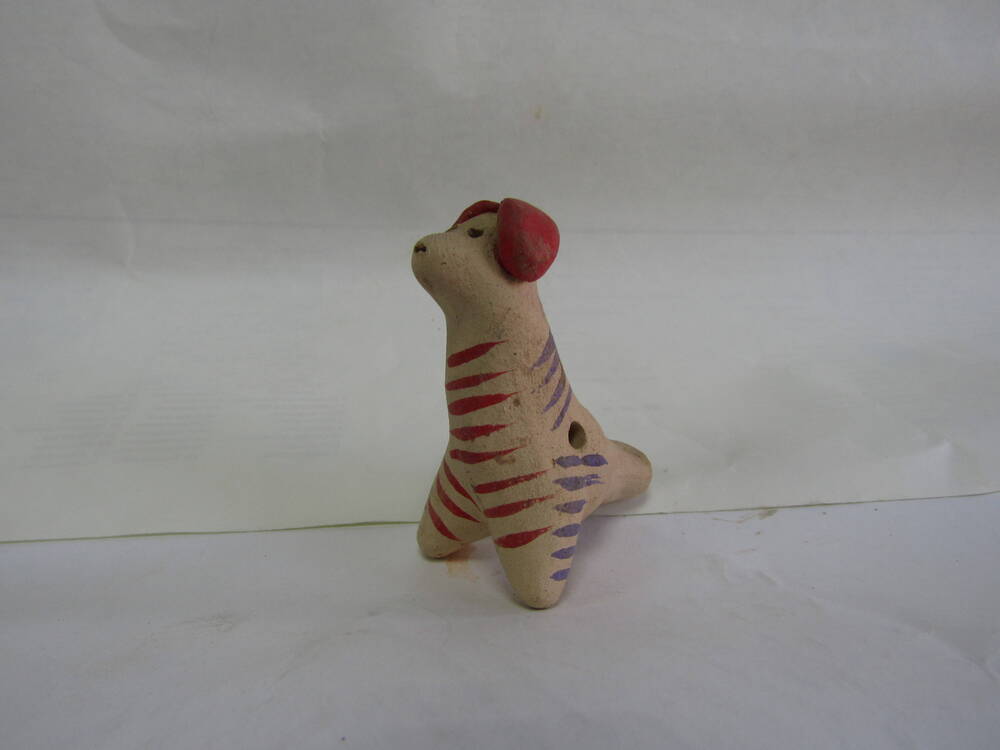 Кожлянская глиняная игрушка Собачка