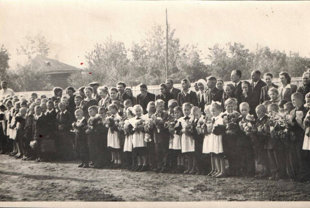 Фотография. Первое сентября 1959 год