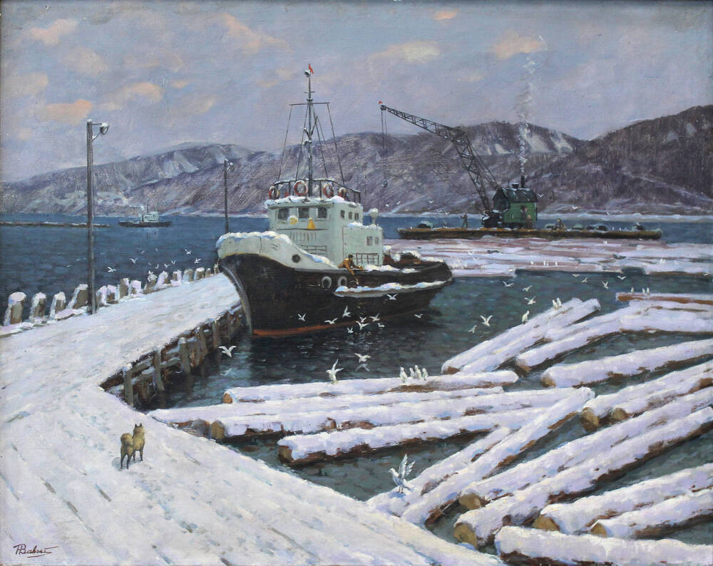 Байкал. Первый снег