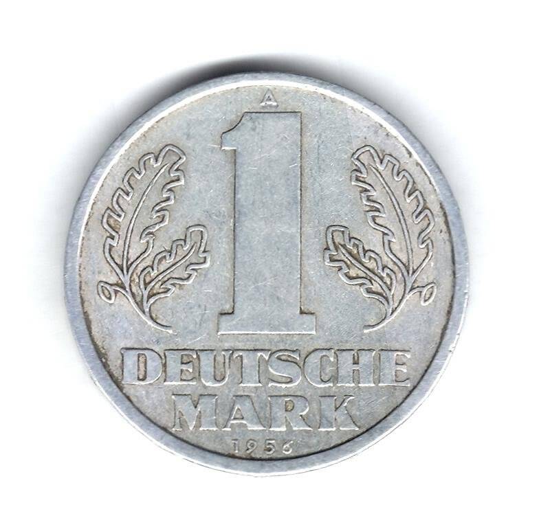 Монета. 1 марка. Германская Демократическая Республика
