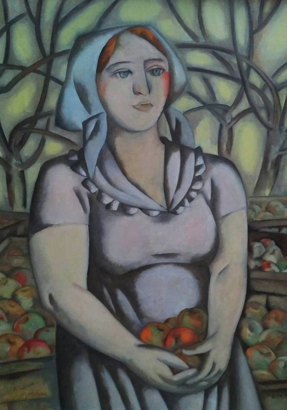 Ле Ань Вэнь Антонина- сборщица яблок
