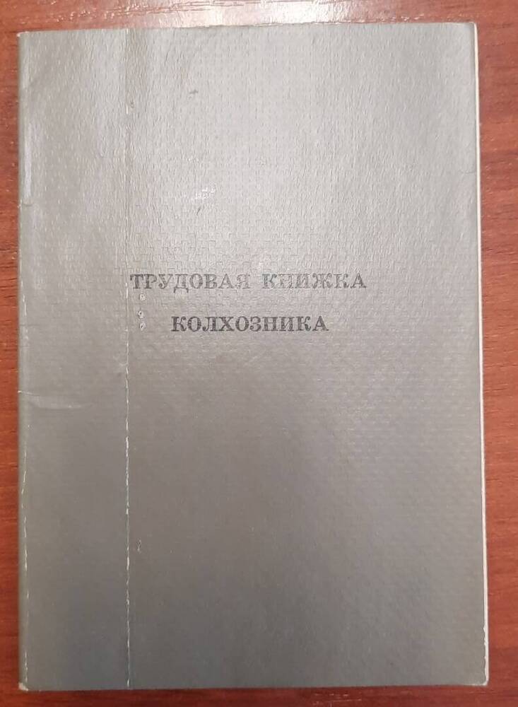 Трудовая книжка колхозника № 326 Болотовой А. М.