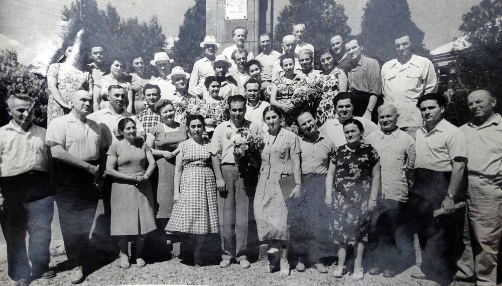 Фото. Гастроли в г. Цхинвали, 1955 г.