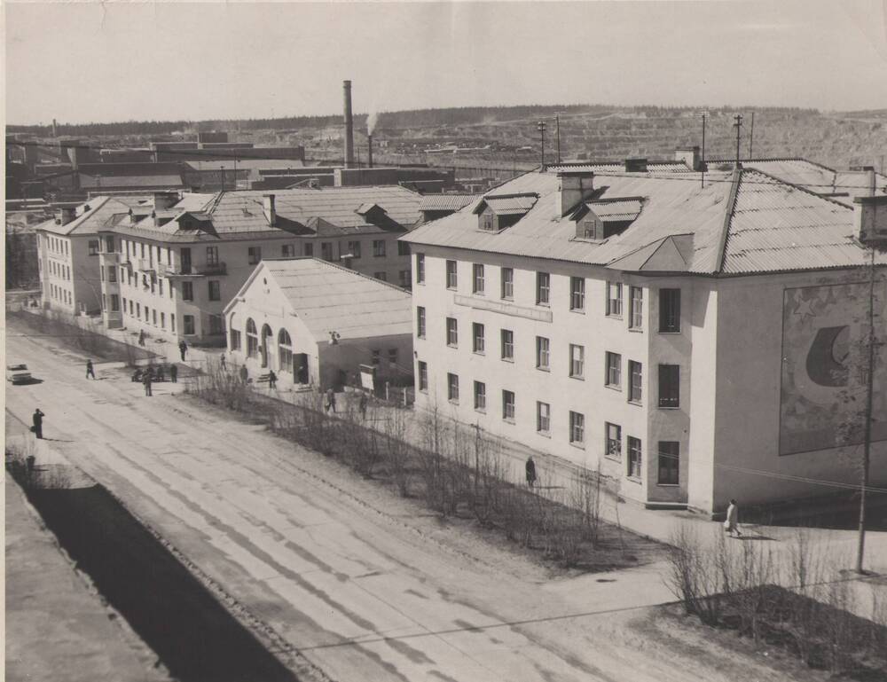 Фотография ч/б. Оригинал. 
«Улица Ленина».