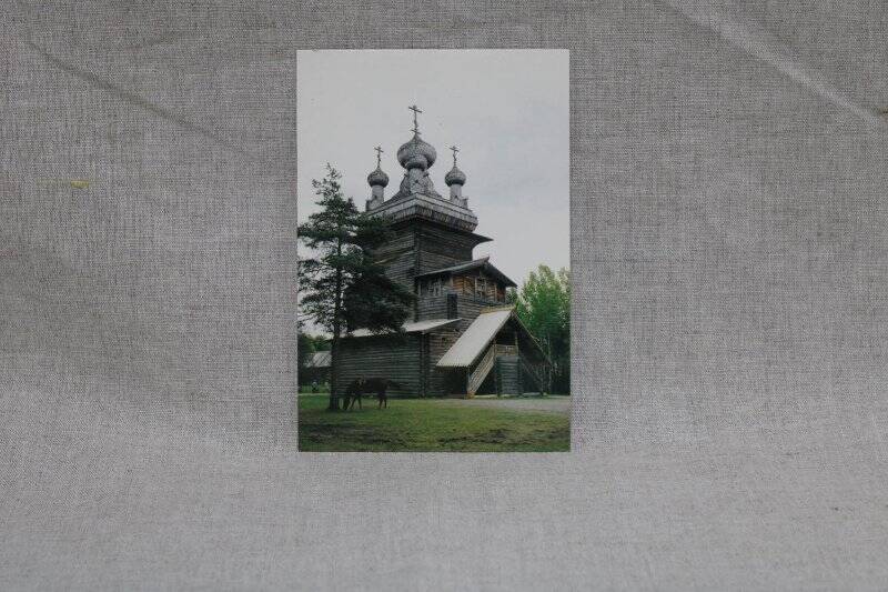 Открытка «Церковь Вознесенская. 1669 г.», из комплекта открыток «Малые Карелы».