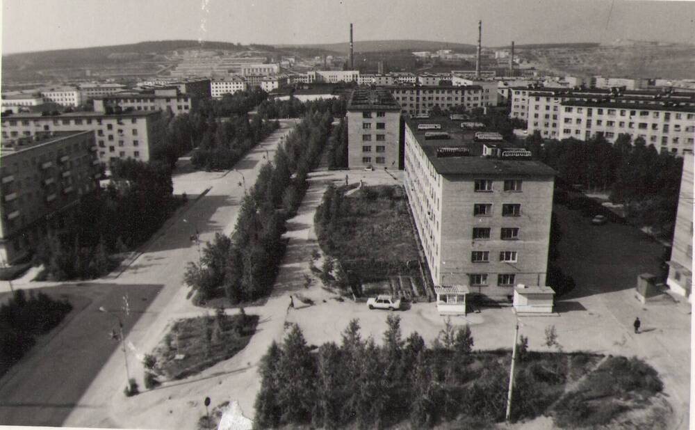 Фотография ч/б. Оригинал. 
«Улица Ленина».