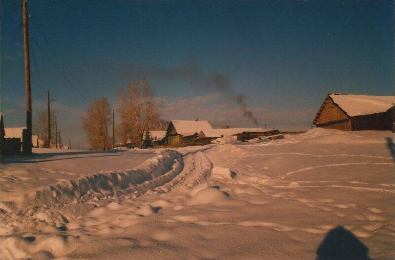 Фотография. Зимний пейзаж с. Айлино