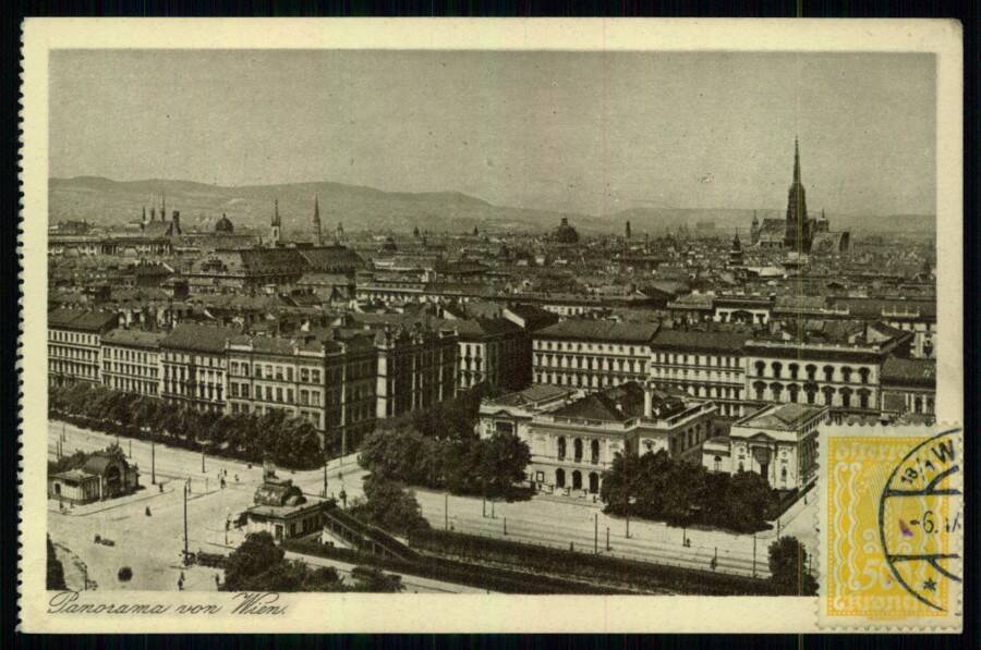Panorama von Wien. (Панорама Вены).
