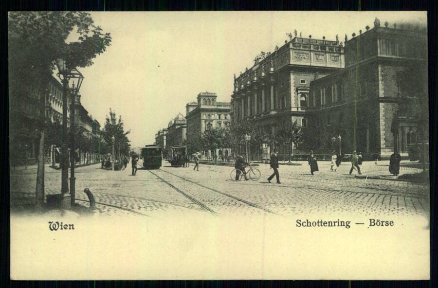 Wien // Schottenring - Borse. (Вена. Шоттенринг. Биржа).