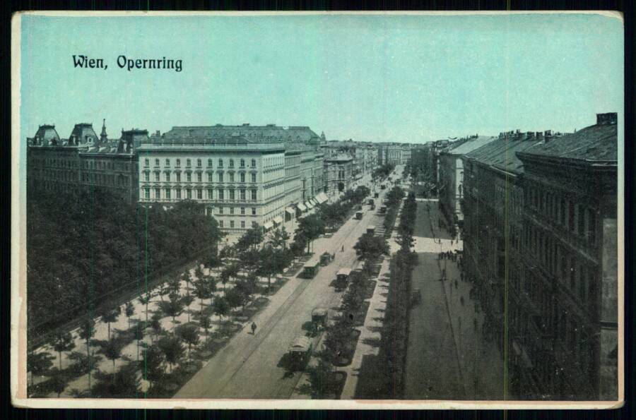 Wien, Opernring. (Вена. Опернринг).