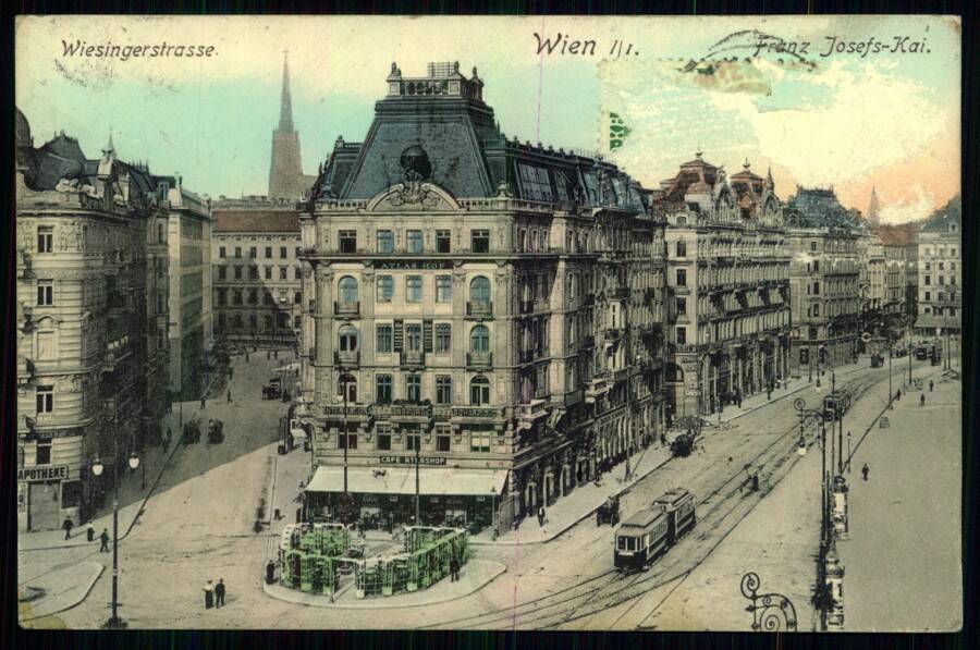 Wien I. // Wiesingerstrasse. // Franz Josefs-Kai. (Вена. Визингерштрассе, набережная Франца-Иозефа).