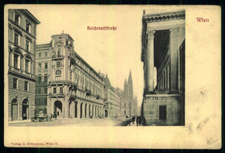 Wien // Reichsrathstrasse. (Вена. Рейхсратштрассе).