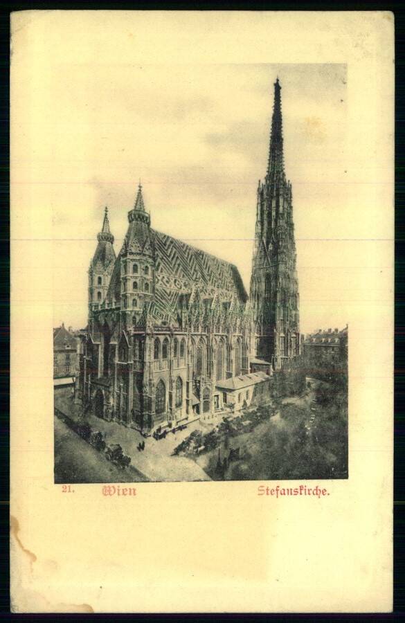 Wien // Stefankirche. (Вена. Церковь Стефана).