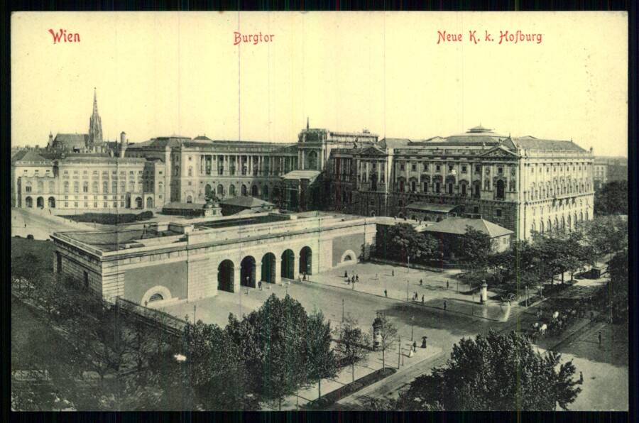 Wien. // Burgtor // Neue K. k. Hofburg. (Вена. Замковые ворота. Новый Хофбург).