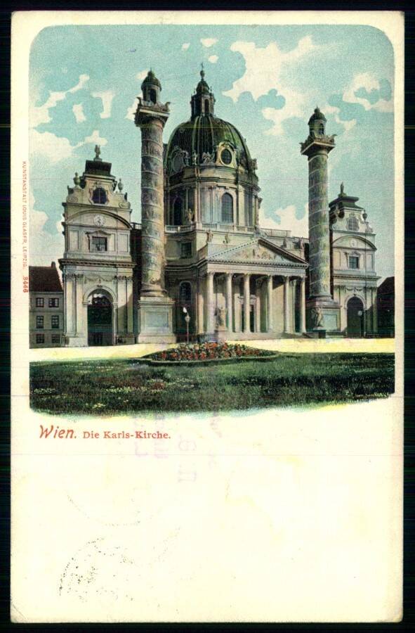 Wien. Die Karls-Kirche. (Вена. Церковь Карла).