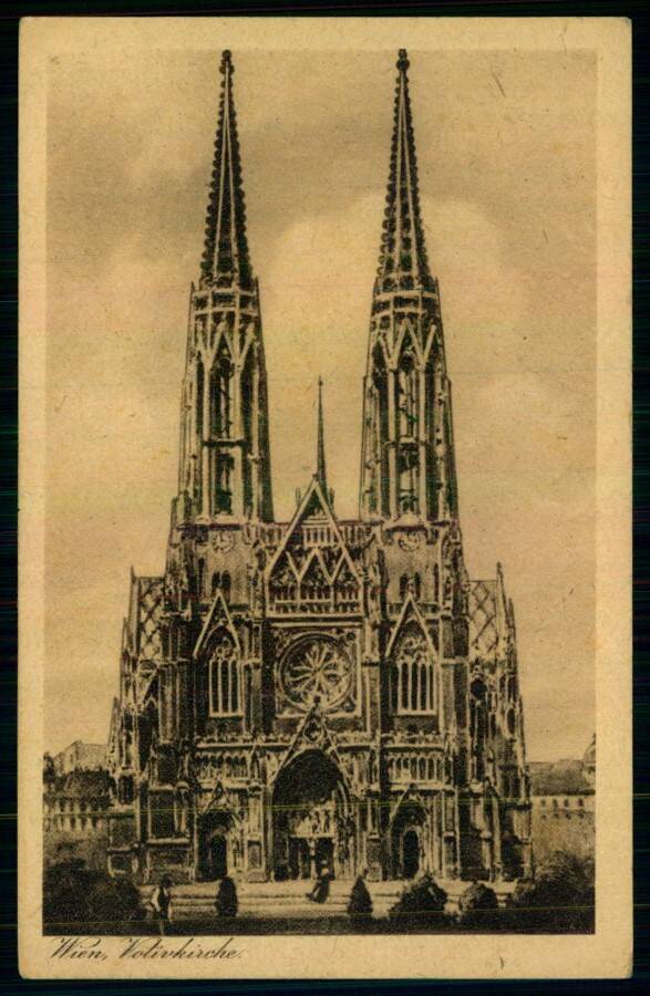 Wien, Votivkirche. (Вена. Вотивная церковь).