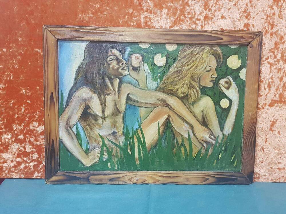 Картина Адам и Ева